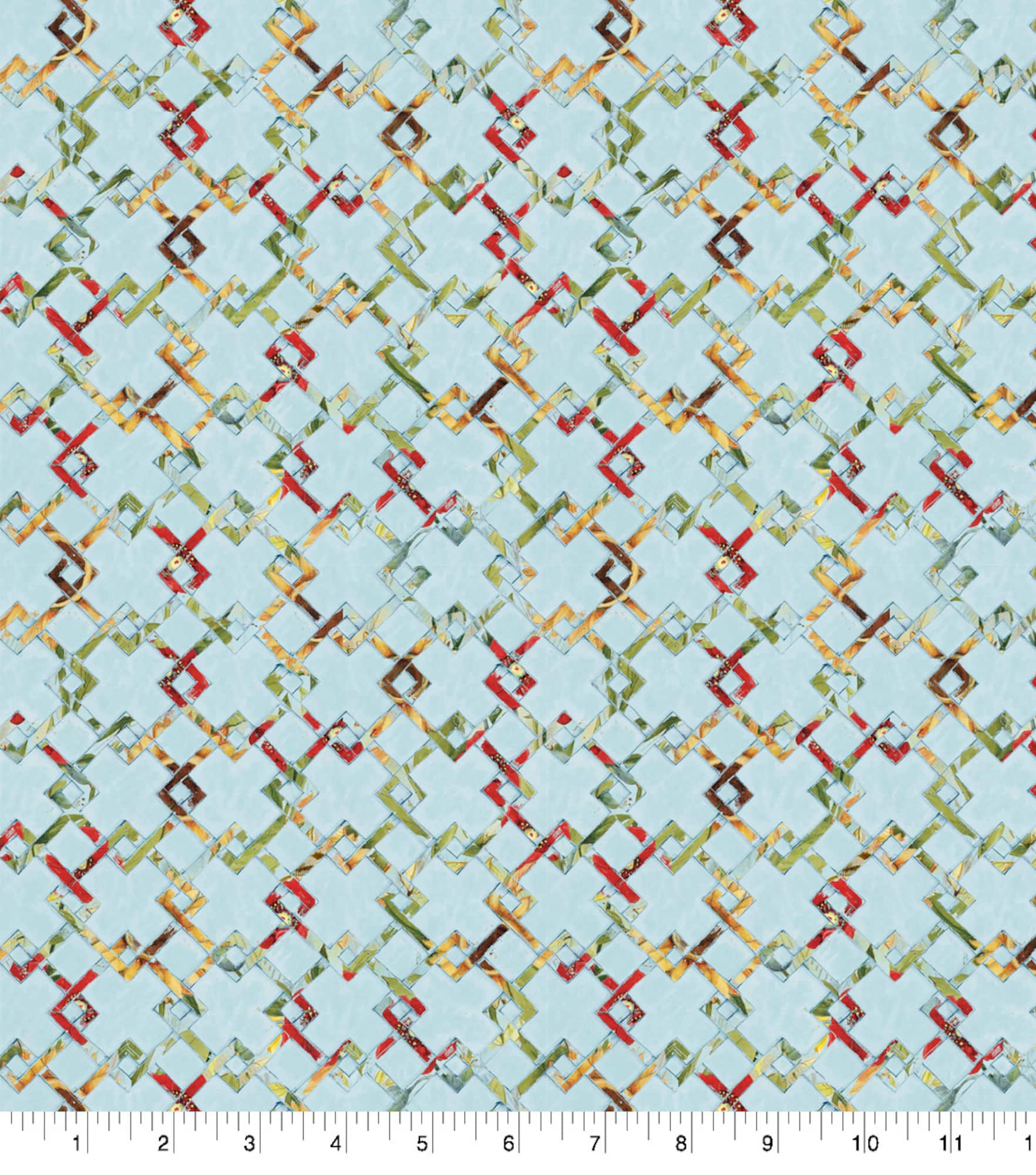 Susan Winget Geometric Cotton Fabric